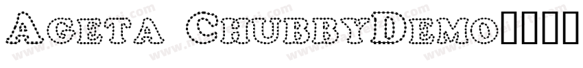 Ageta ChubbyDemo字体转换